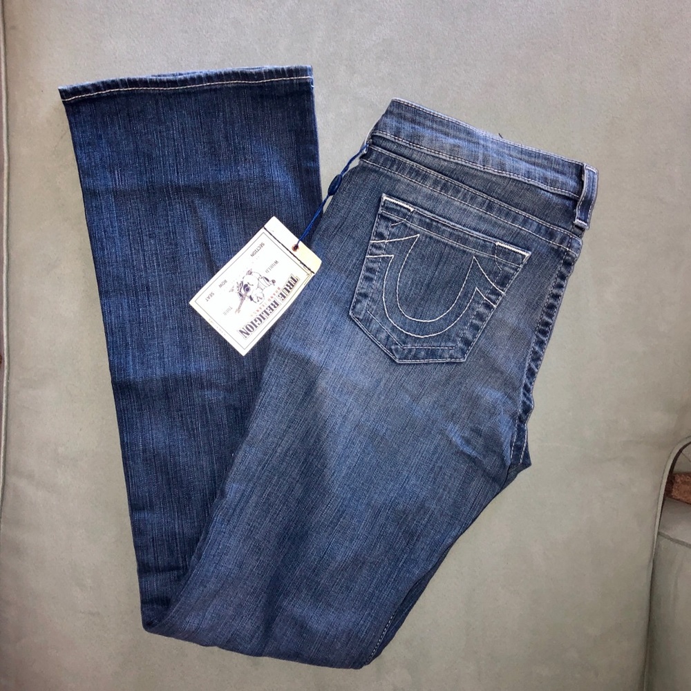 True Religion flared jeans - NEVER WORN